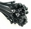 Pack of 100 100mm x 2.5mm blk cable tie