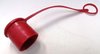 1/4" Female Coupler Red Flat Face Protection Cap.